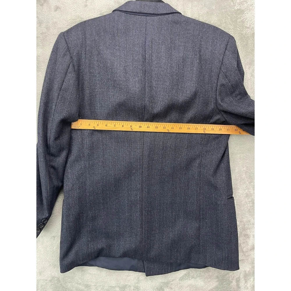 Principe by Marzotto Men's Double Breasted Jacket‎ US 42R Charcoal Made in Italy